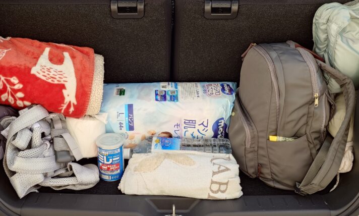 車の備蓄品（一部）